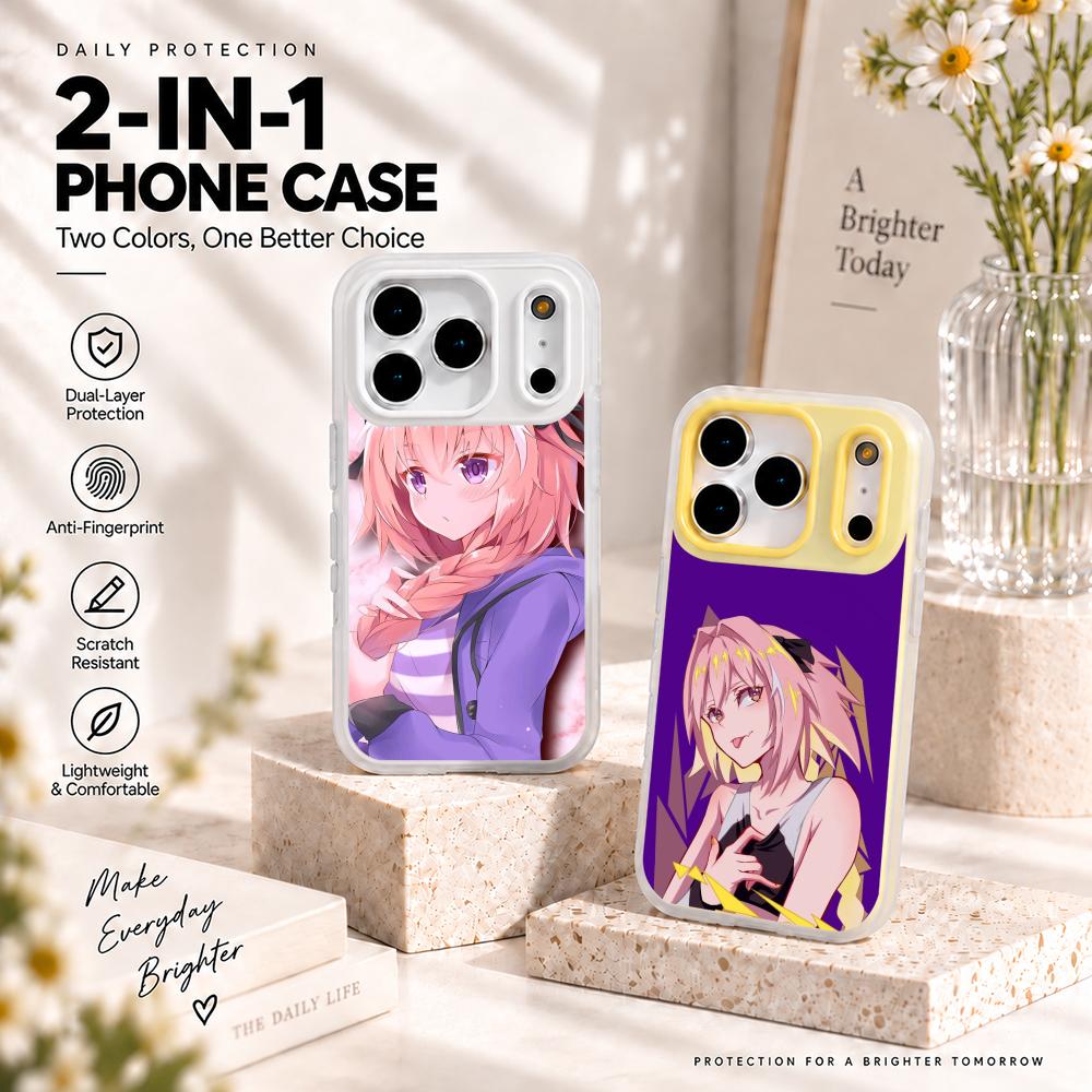 Matte Pc Case - Astolfo Phone Case 2 in 1