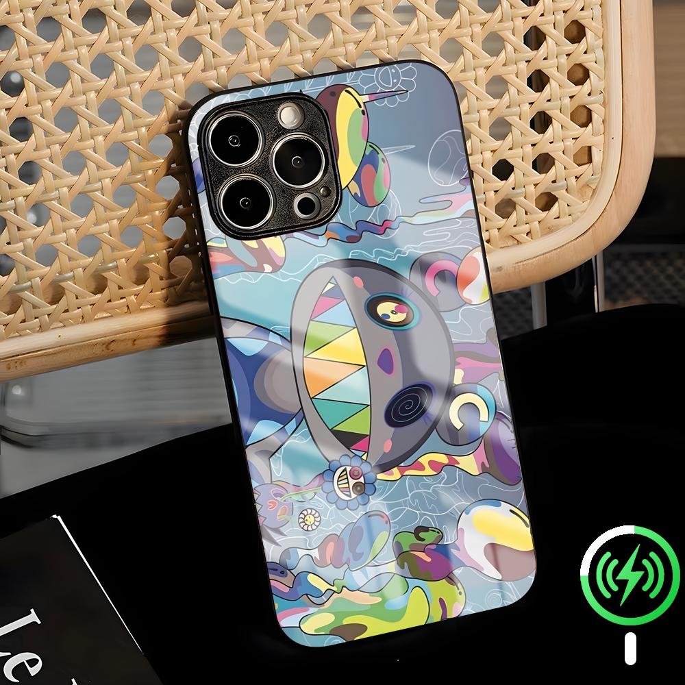 Mini Pc Case - M-Murakami T-Takash Painting Phone Case For
