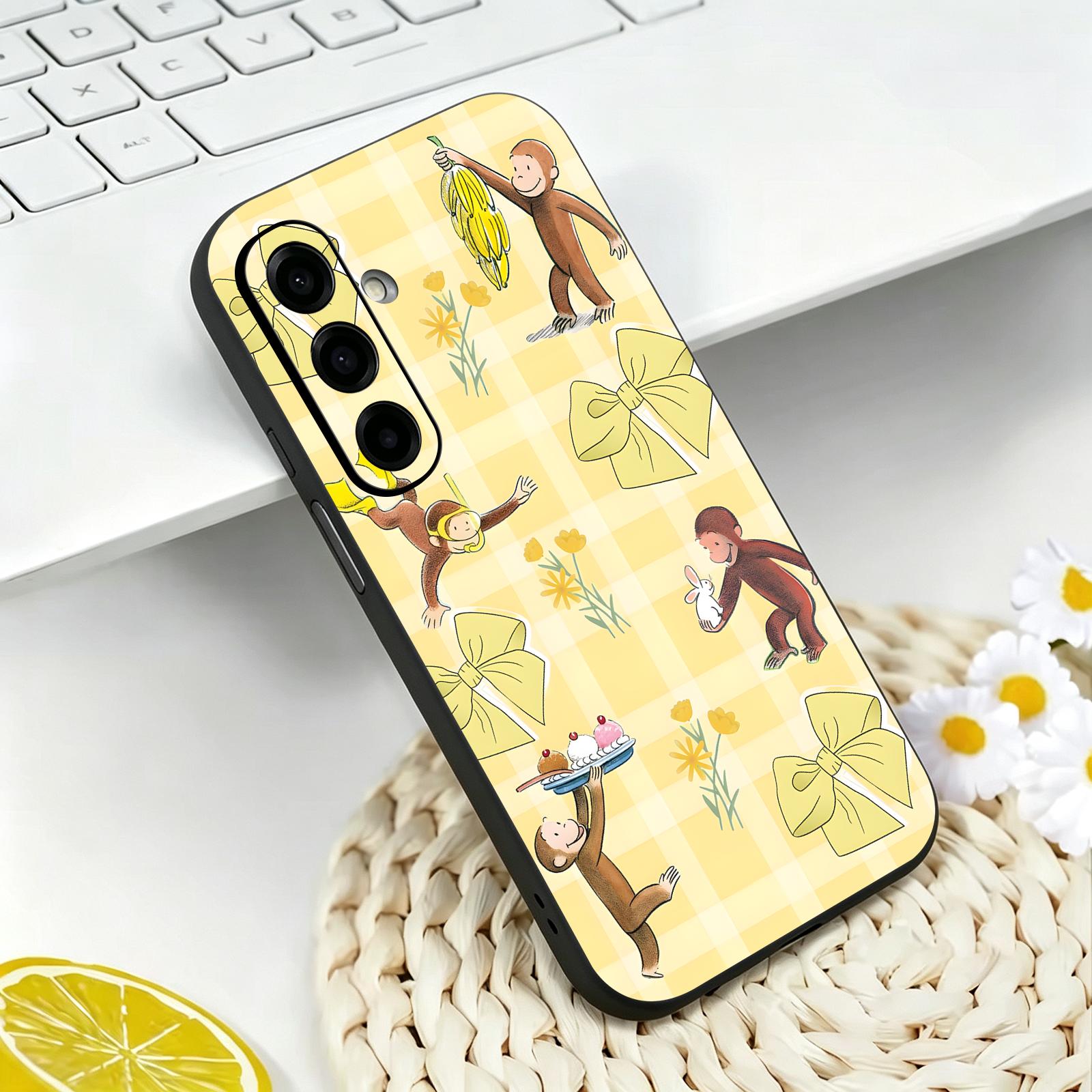 Matte Pc Case - Cute monkey Curious George Phone Case