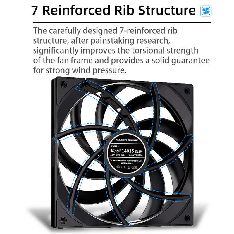 TEUCER F14015 SLIM 140mm PWM S - Pc Chassis review and price