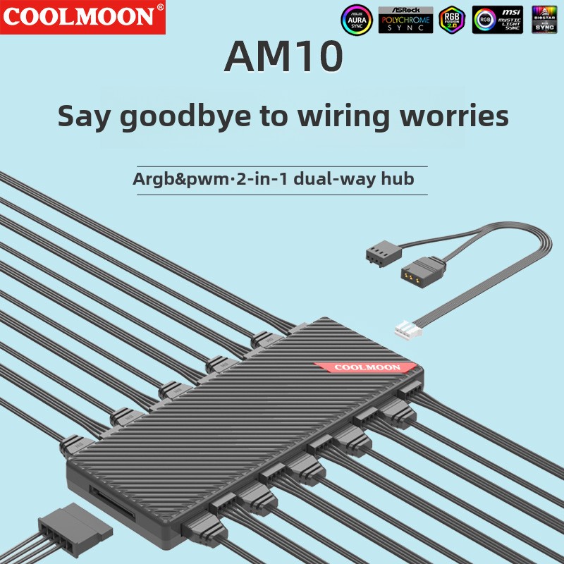 COOLMOON Motherboard 5V 3Pin P - Case Fan Controller review and price